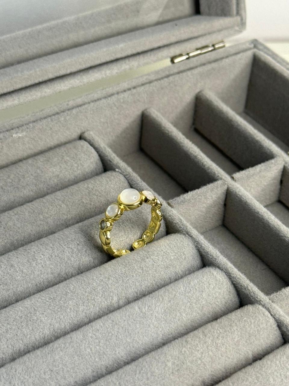 Pearl Stone Ring