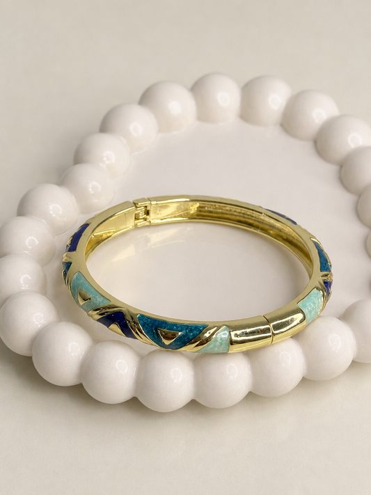 Ocean Breeze Enamel Bangle