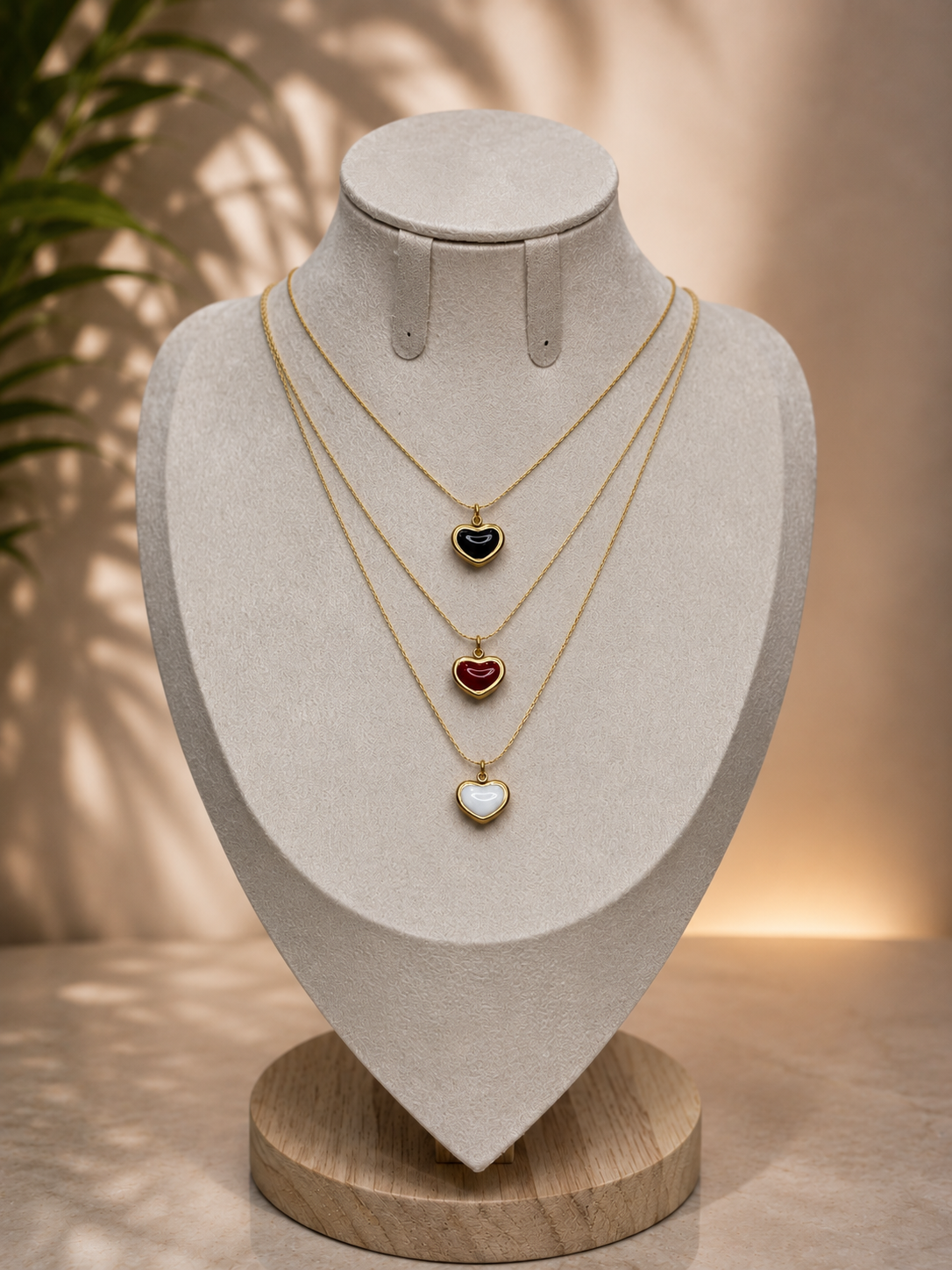Black Heart Necklace
