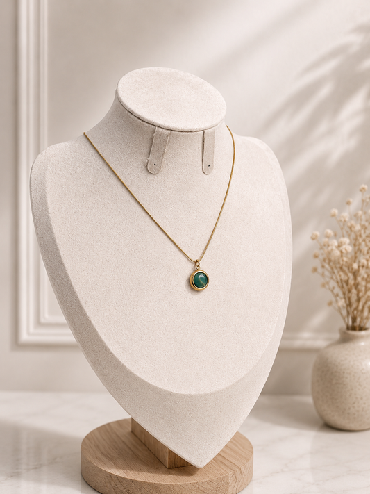 Emerald Aura Pendant