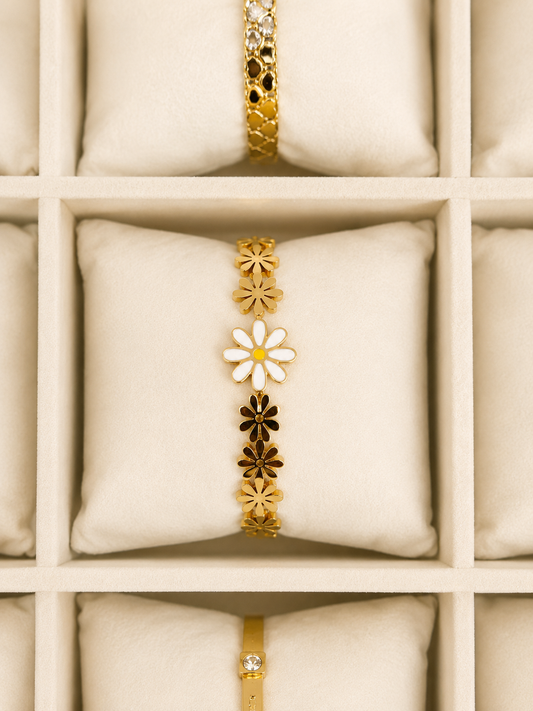 Daisy Bloom Bangle (baby size)