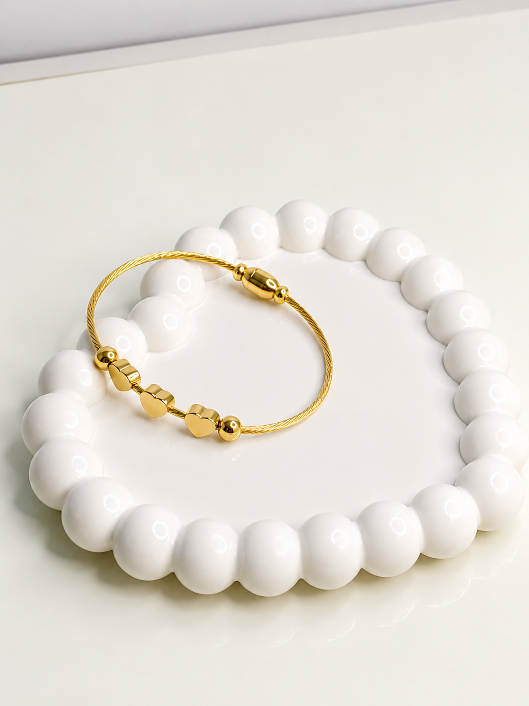 Magnetic Heart Bangle