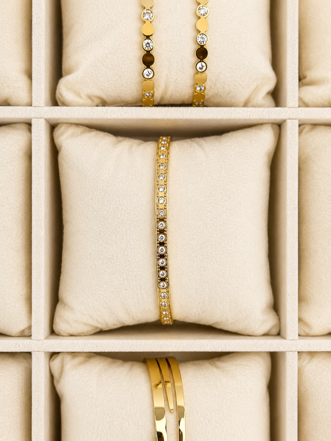 Luna Stone Bangle (adult size)