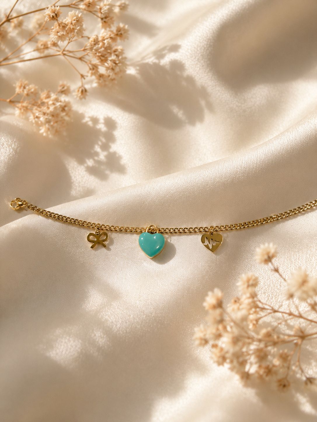 Heart Charm Bracelet