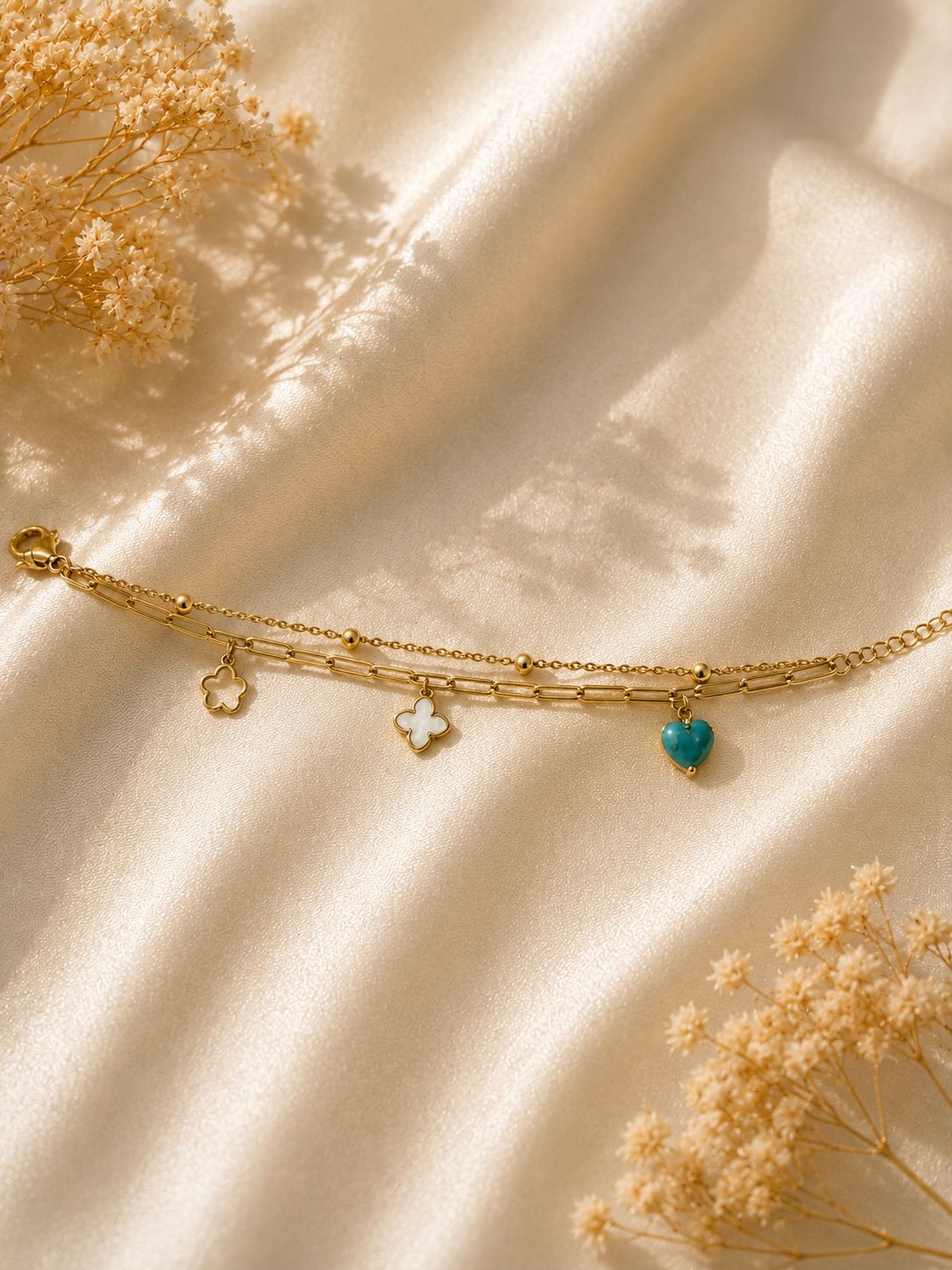 Blue Heart Bracelet