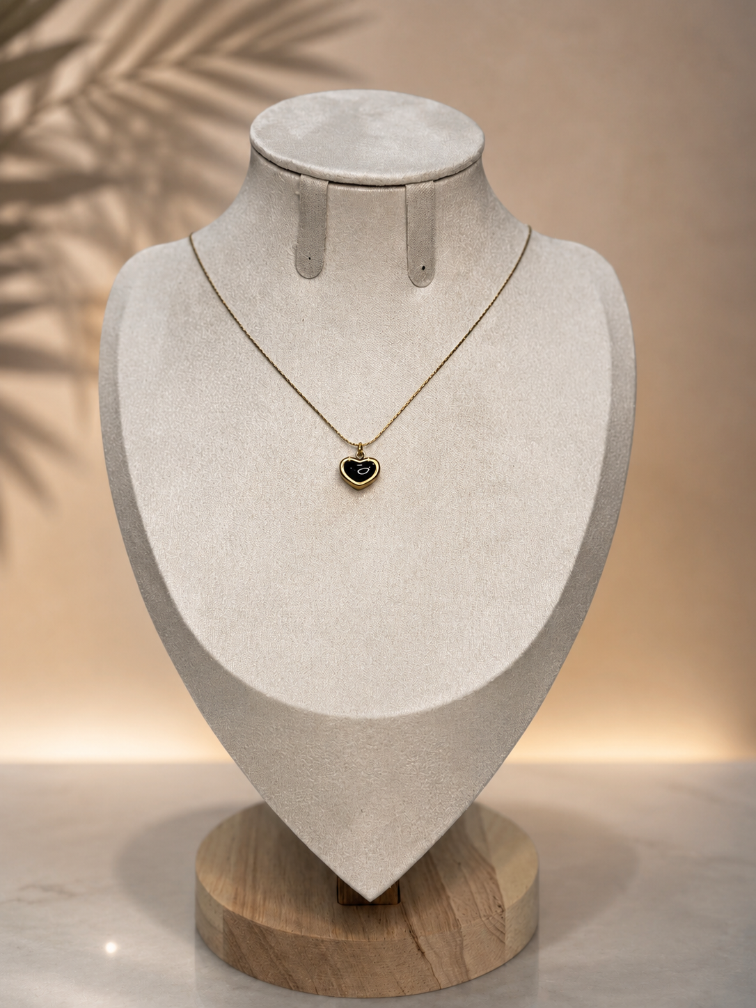 Black Heart Necklace