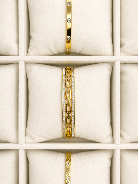 Celeste Chain Bangle (adult size)