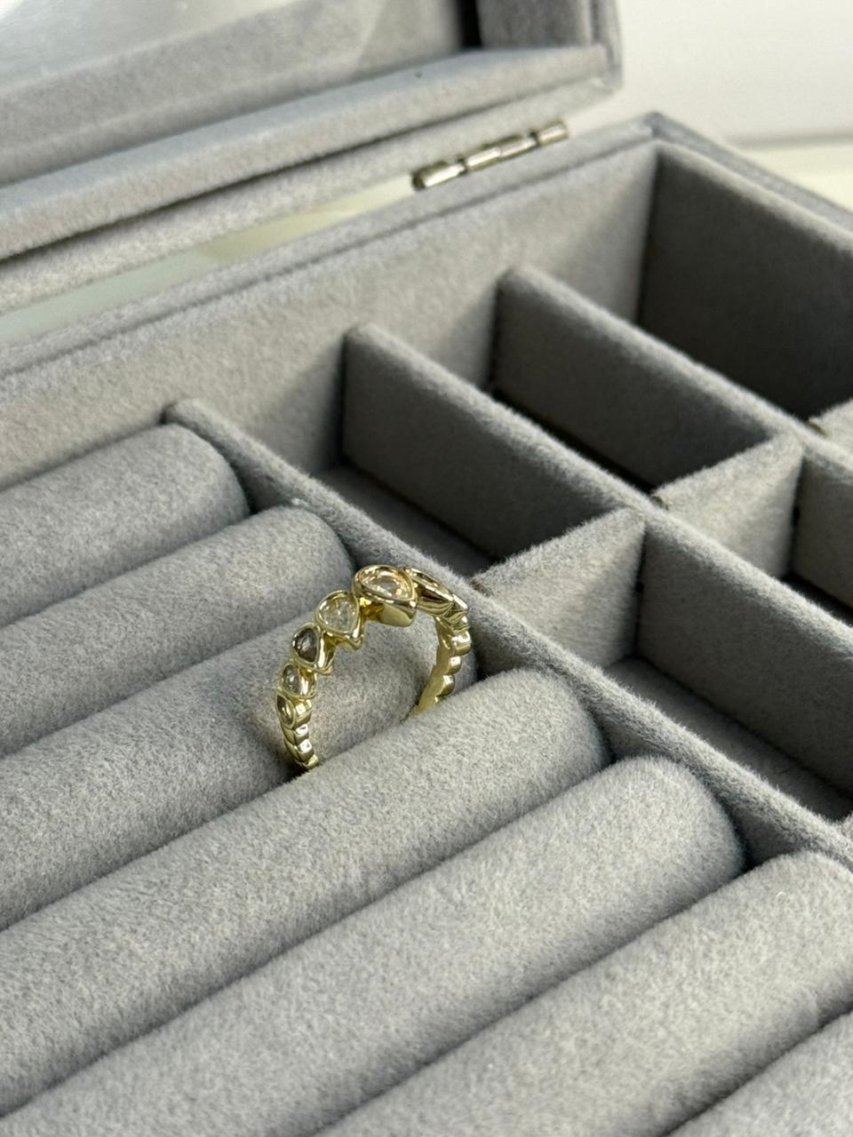 Crystal Drop Ring