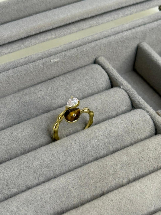 Dual Stone Ring